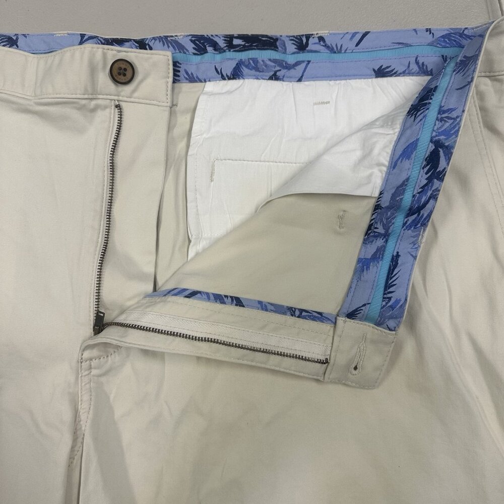 Tommy Bahama Mens Big & Tall 44RG Bleached Sand Stretch 10” Boracay Chino Shorts - Picture 5 of 8
